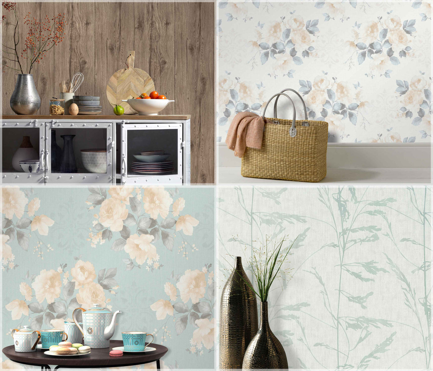 Wallpaper with natural motifs from Erismann