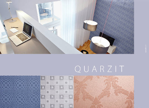 3D paint wallpaper with quartz sand