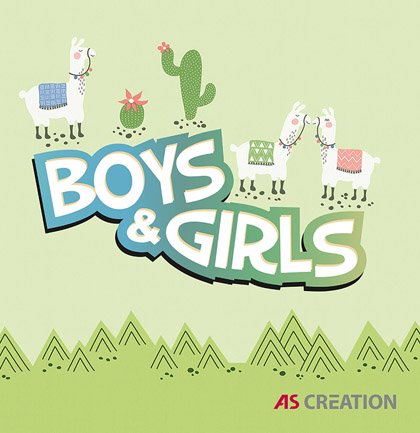 Boys and Girls 5 wallpapers for the nursery