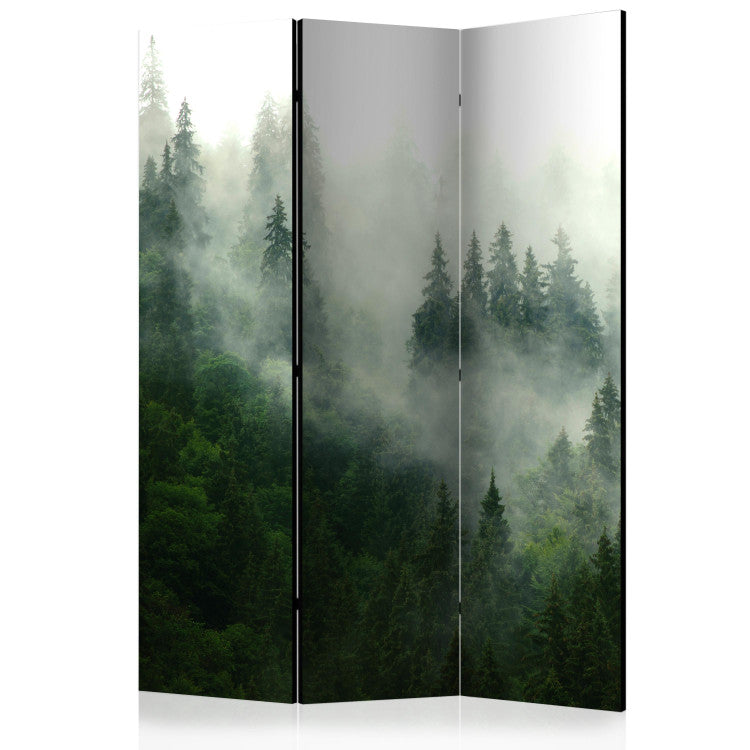 Room divider of 3 parts with a forest motif