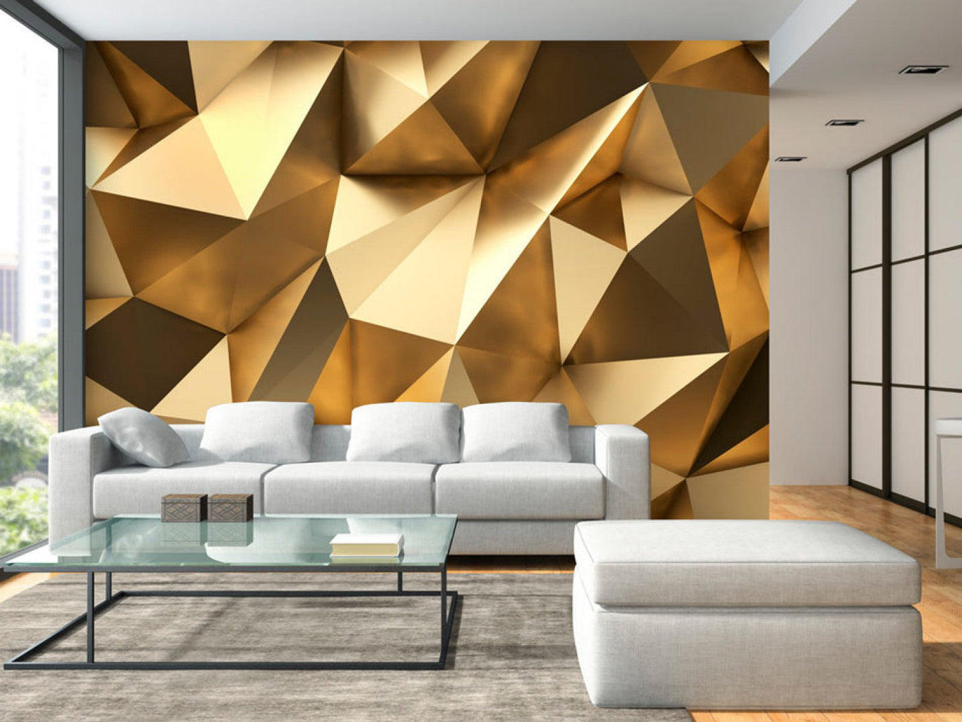 Abstract Wall Murals in interior