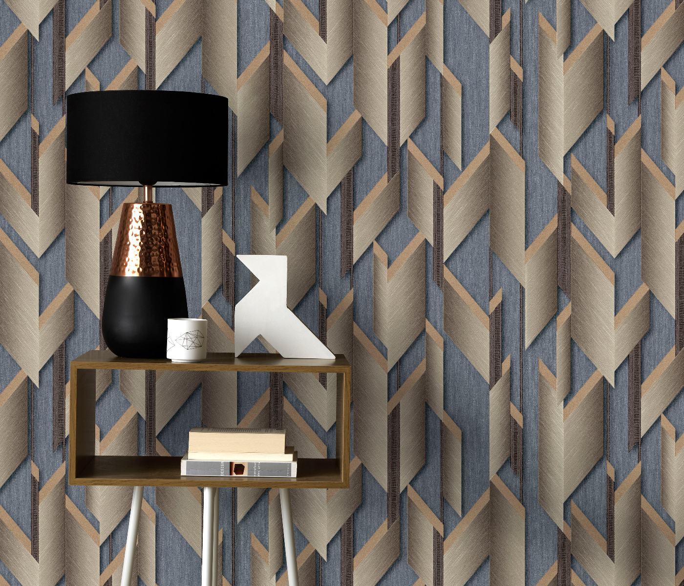 Design wallpapers with geometric pattern