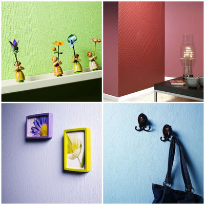 Paintable wallpapers in the interior