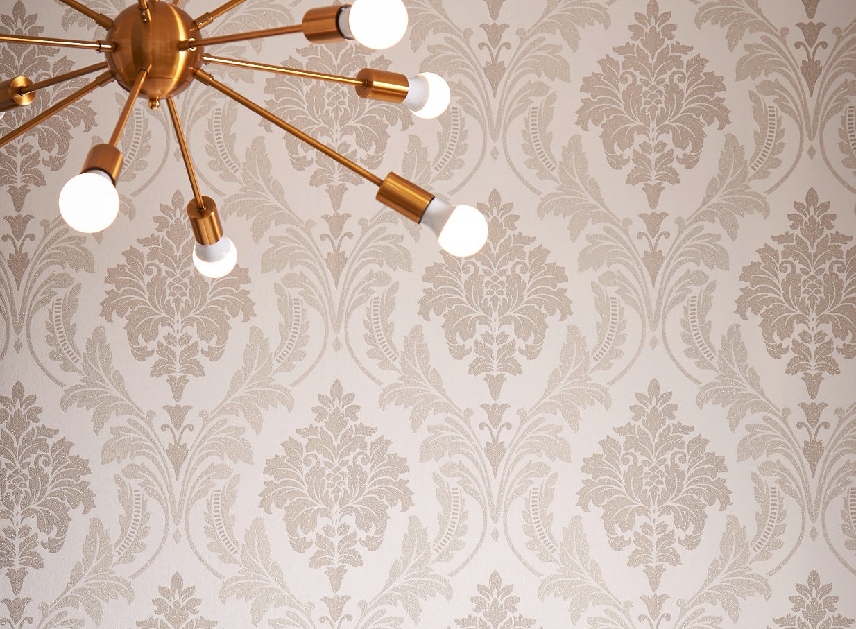 Glamour wallpapers with shine and classic patterns 