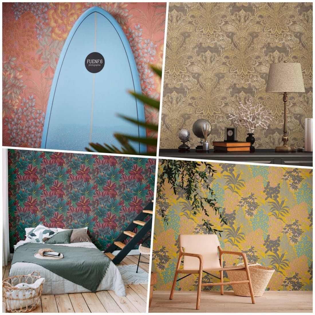  Stylish wallpapers in the interior