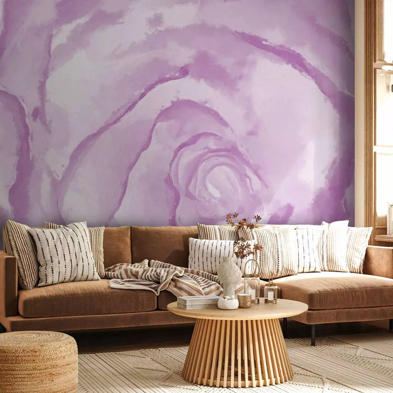 Wall Murals with roses - pink rose, 60322