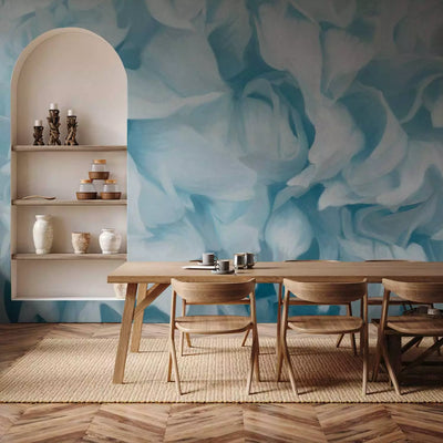 Wall Murals with flowers - azalia (blue), 60446