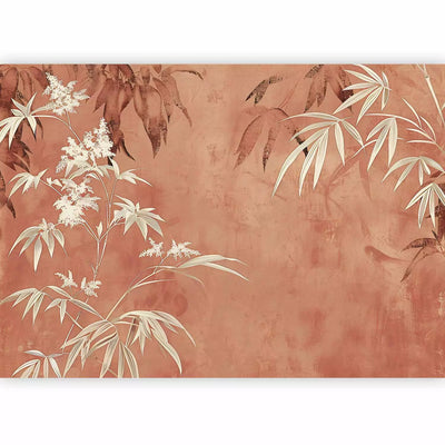 Wall Murals - Pink and gray accents creating a soft composition, 160014