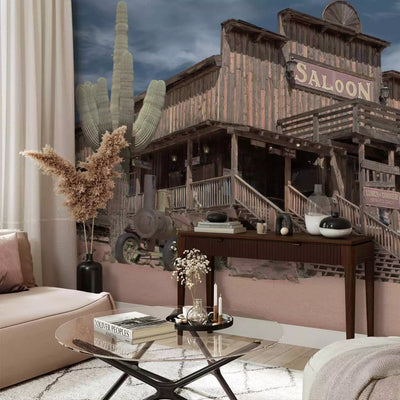 Wall Murals - Pink and gray accents creating a soft composition, 160014