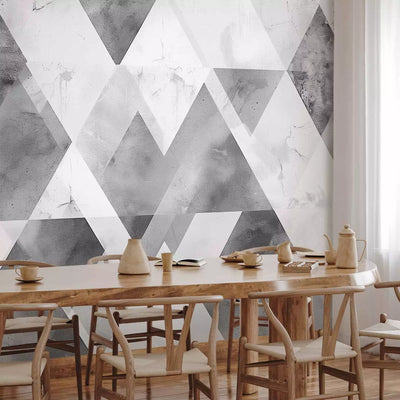 Wall Murals - Grey mosaic, 161108