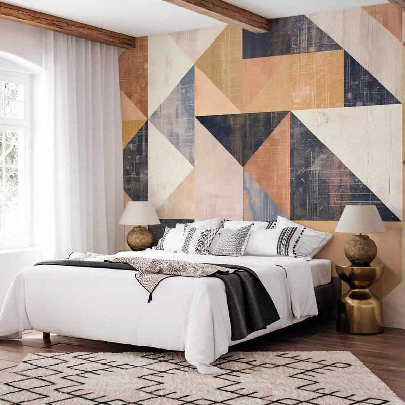 Wall Murals - abstract pattern with triangles, 161109