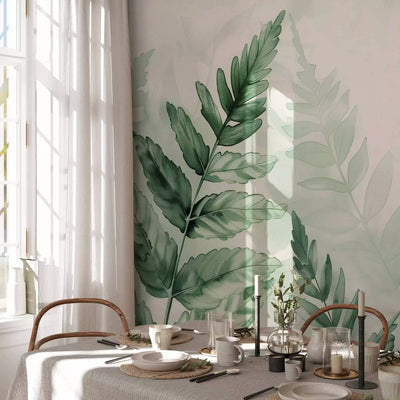 Wall Murals - Ferns in a misty forest, 161117