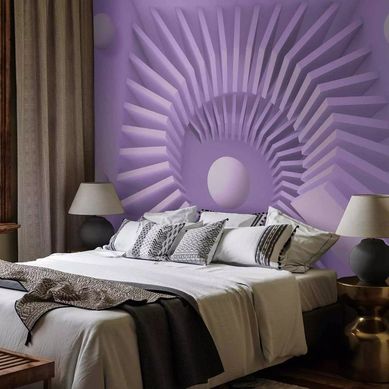 Wall Murals with maze in purple - 97061 - buy online at G-ART