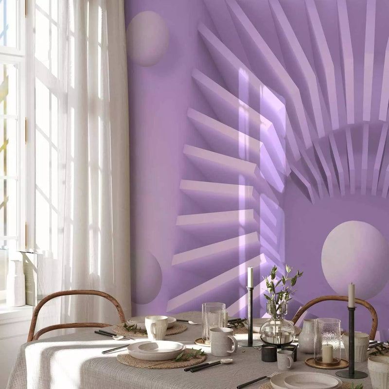 Wall Murals with maze in purple - 97061 - buy online at G-ART