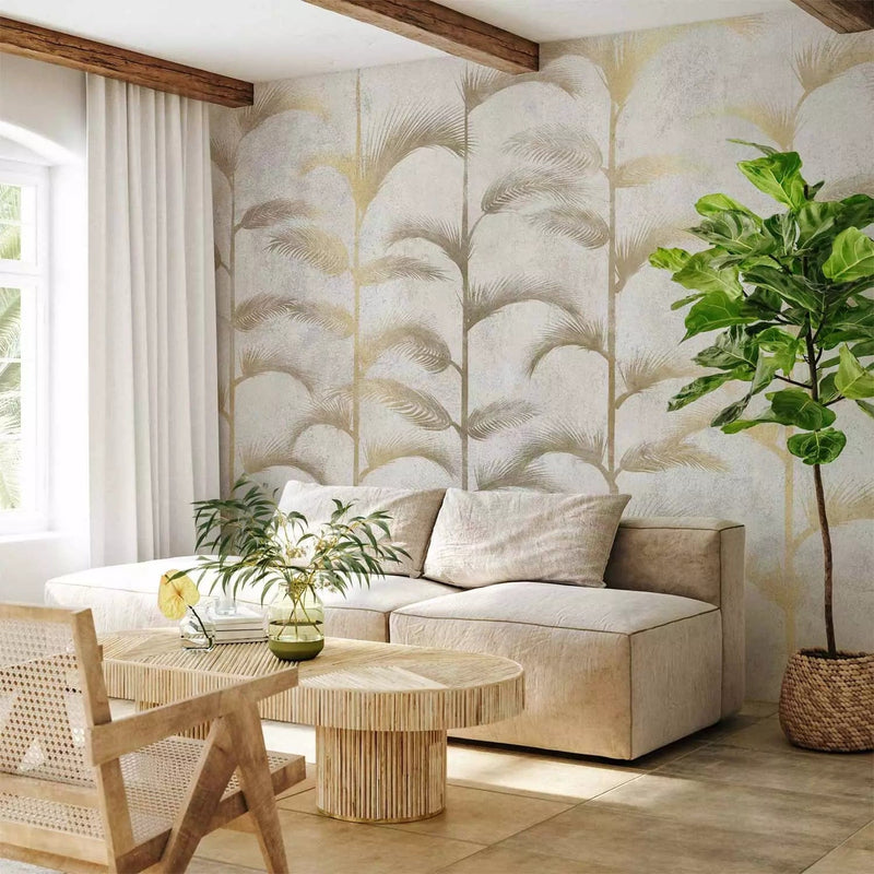 Cheap premium Wall Murals - palm jungle (second option), 400x280cm g-art