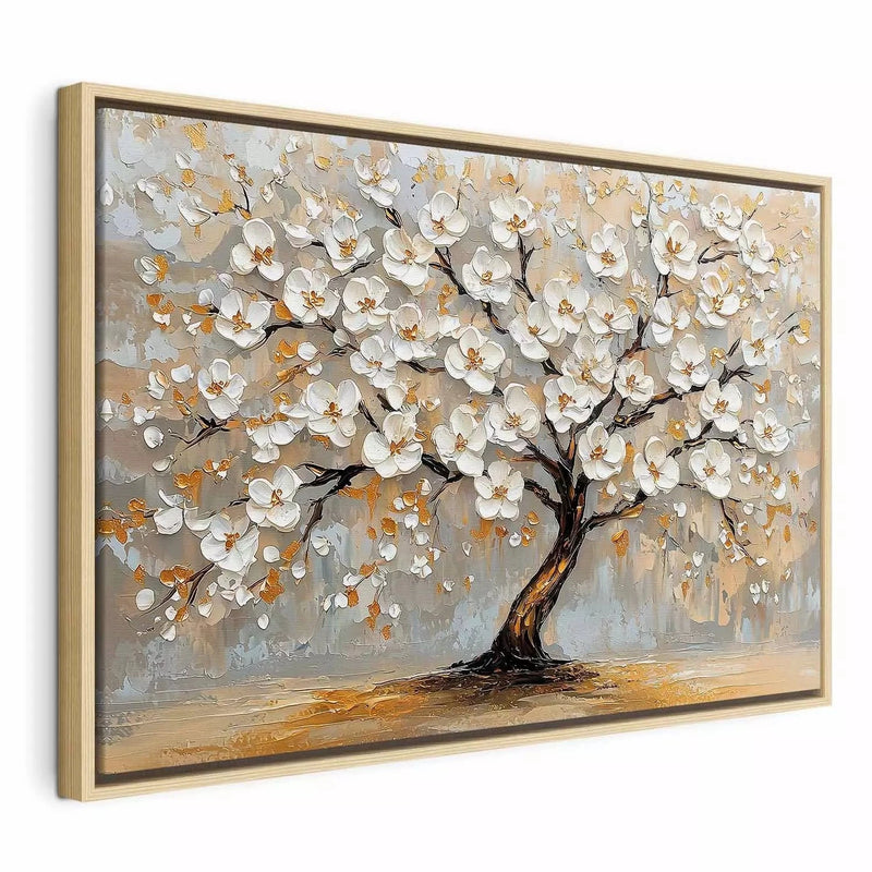 Painting in a wooden frame (natural color) - Golden Buds, 161998