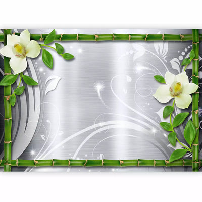 Wall Murals - Bamboo and two orchids, 96690