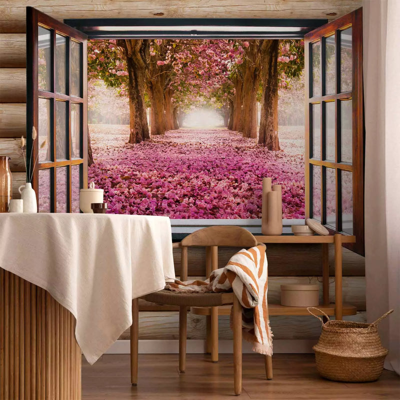 3D Wall Murals with a prospective 97307 pink park