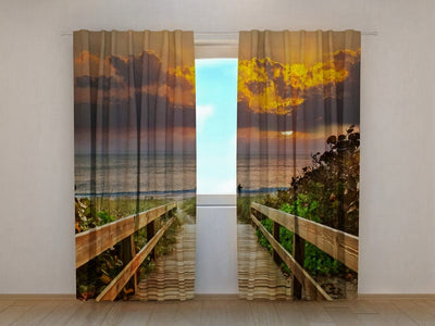 Day and night curtains - Sunset - to order Tapetenshop.lv