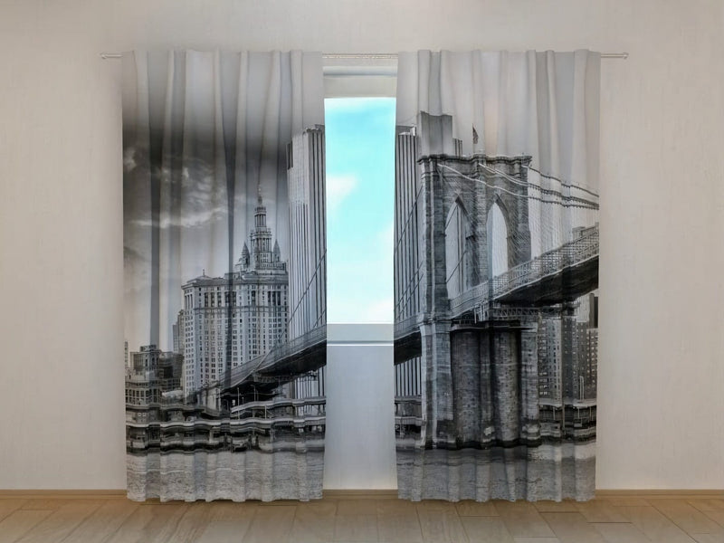 Curtains - Brooklyn Bridge - Give your home a modern look on Tapetenshop.lv