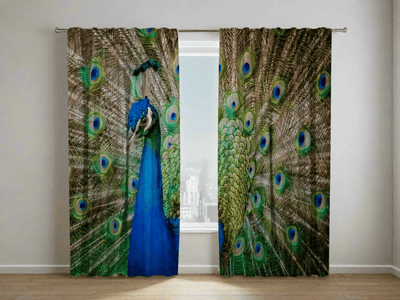 Printed curtains - beauty and elegance with stunning design on Tapetenshop.lv