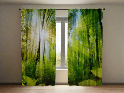 Summer day and night curtains - warm sunlight - by its size on a walletenshop.lv