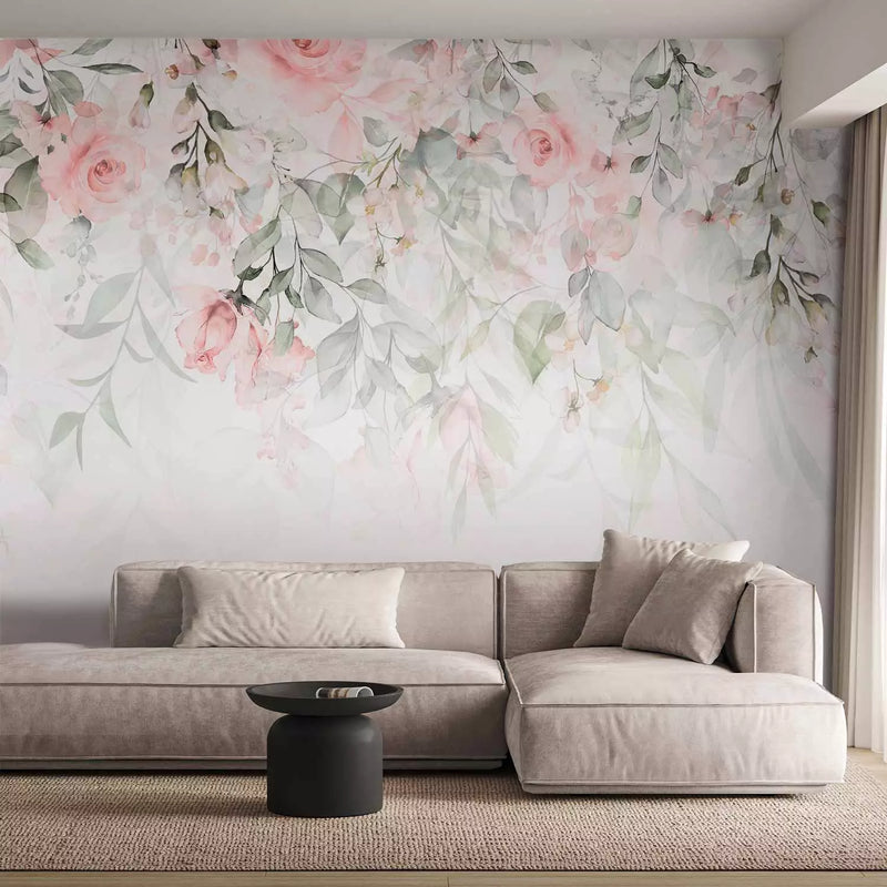 Wall Murals with roses - Rose Waterfall, 130402