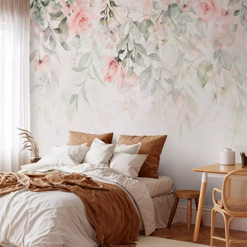 Wall Murals with roses - Rose Waterfall, 130402