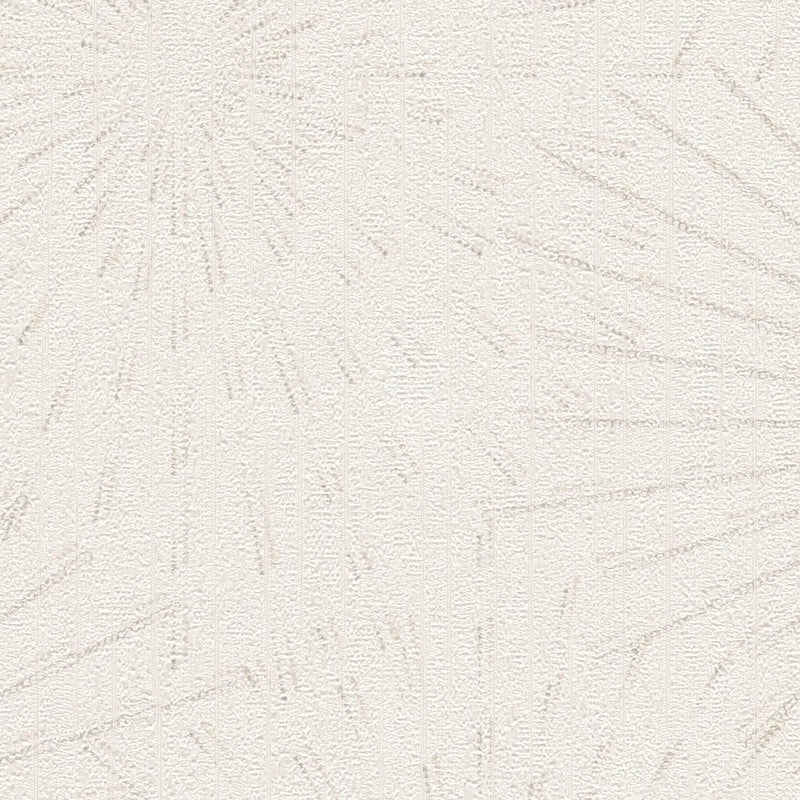 Wallpaper for bedroom - white with retro star pattern, 388184 AS Creation