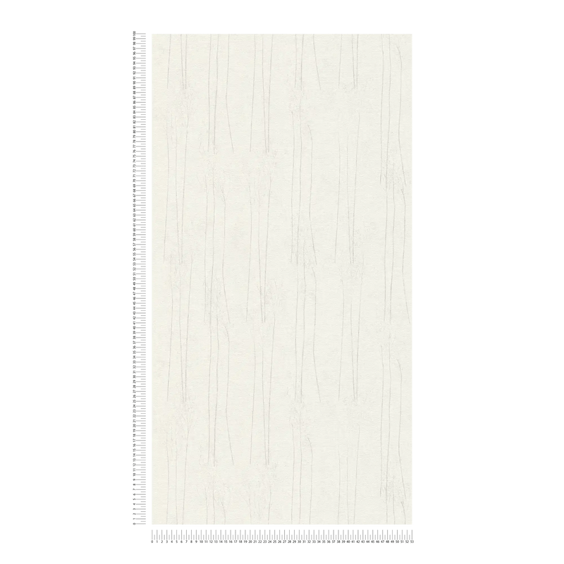 Wallpaper for bedroom - white Scandi style with natural pattern, 386143 AS Creation