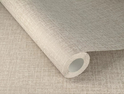 Beige tapetti RASCH hienolla tekstiilirakenteella, 653724 RASCH