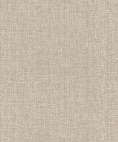 Beige wallpaper RASCH with fine textile texture, 653724 RASCH