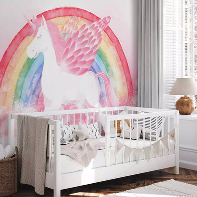 Wall Murals for children's room - Pink unicorn, 143360