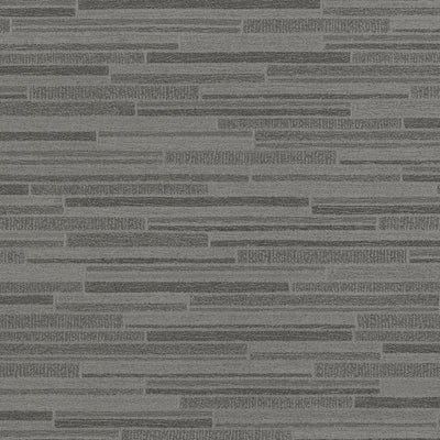 Wallpaper with line design, horizontal stripes - grey, black,2552122