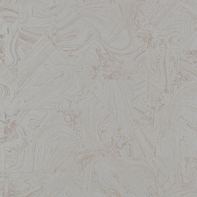 Ecological wallpaper with abstract pattern in taupe/bronze - 3747110, Without PVC Tapetenshop.lv