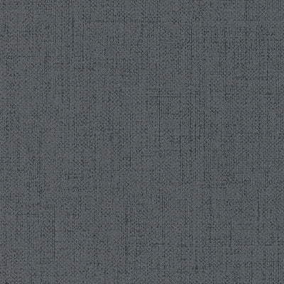 Ecological wallpaper with textile texture in black - 3747213, Without PVC Tapetenshop.lv