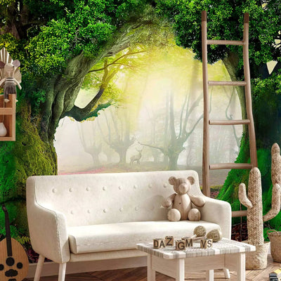 Wall Murals for the children's room with a fairy tale pattern - Enchanted forest, 59770G-ART