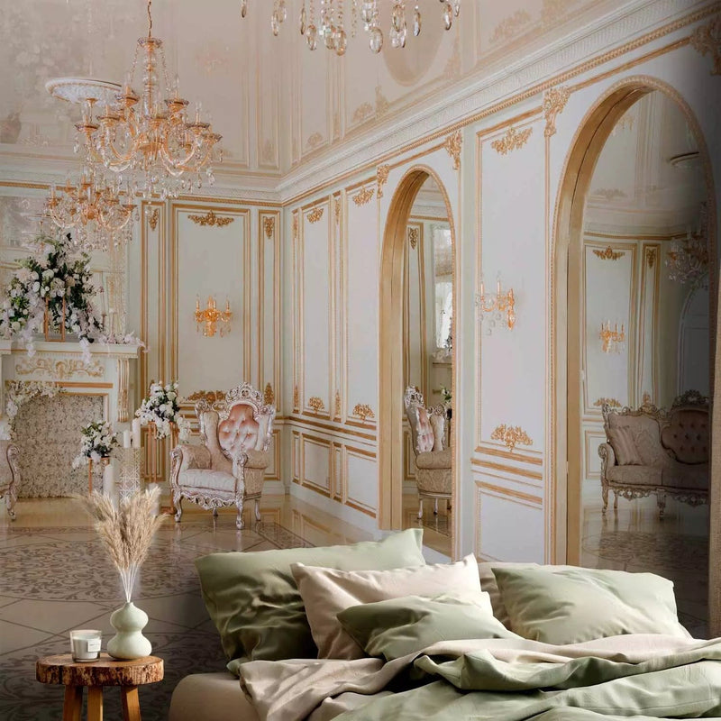 Wall Murals - luxurious interior in Baroque style with ornaments, 97531 G-art