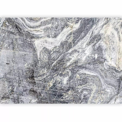 Abstract Wall Murals - grey and white abstract marble textures G-ART