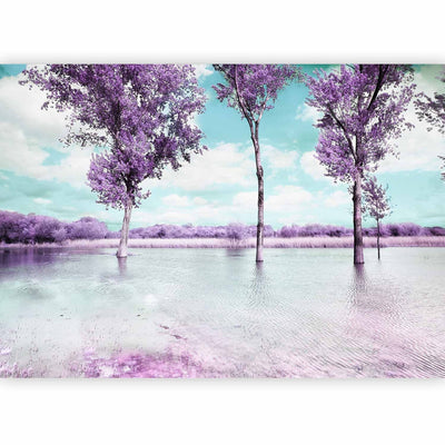 Wall Murals With a natural view in Provence style purple, 60444 G-art