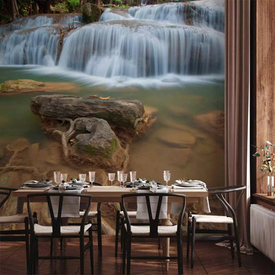 Wall Murals with a beautiful waterfall that attracts many travelers. G-ART