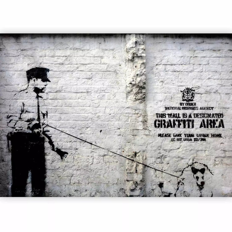 Fototapetai su grafičiais Banksy stiliumi - Graffiti Square - 62288 G-ART