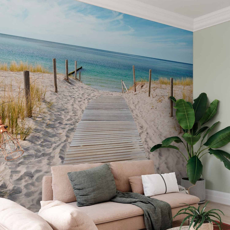 Wall Murals with sea landscape - a holiday by the sea, 61670 G -art