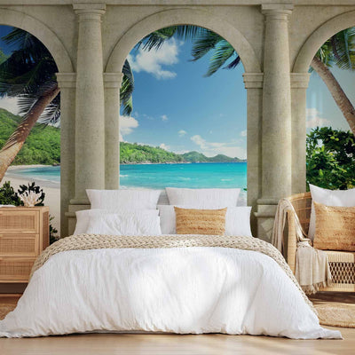 Wall Murals with nature and sea - sunny morning - 61608g -art