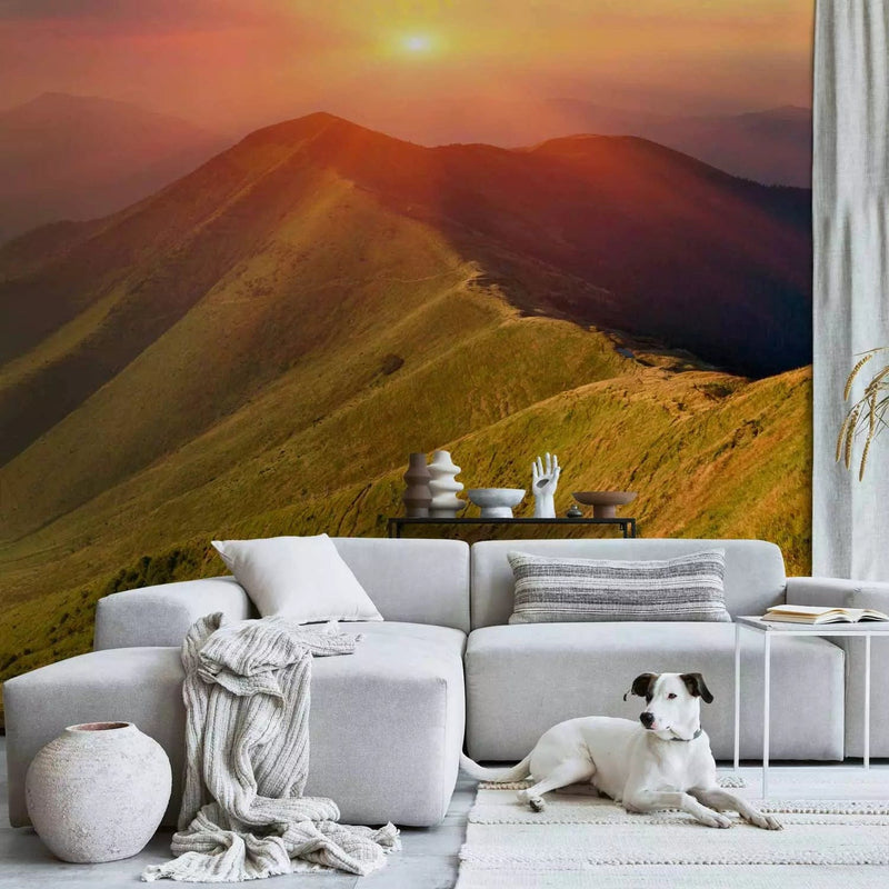 Wall Murals with mountains - Beautiful autumn landscape in the Carpathians - 60591 G-ART