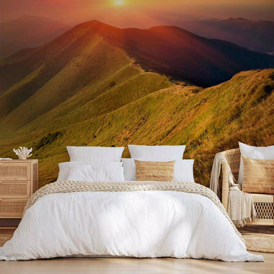 Wall Murals with mountains - Beautiful autumn landscape in the Carpathians - 60591 G-ART