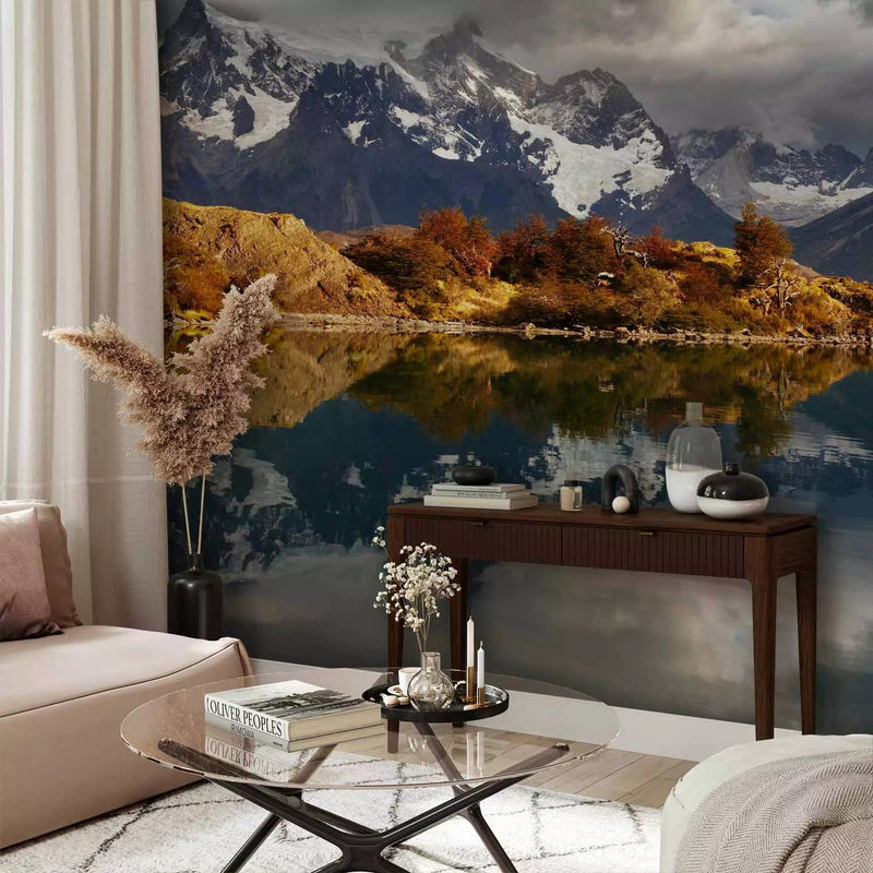 Wall Murals with mountains -G-ART