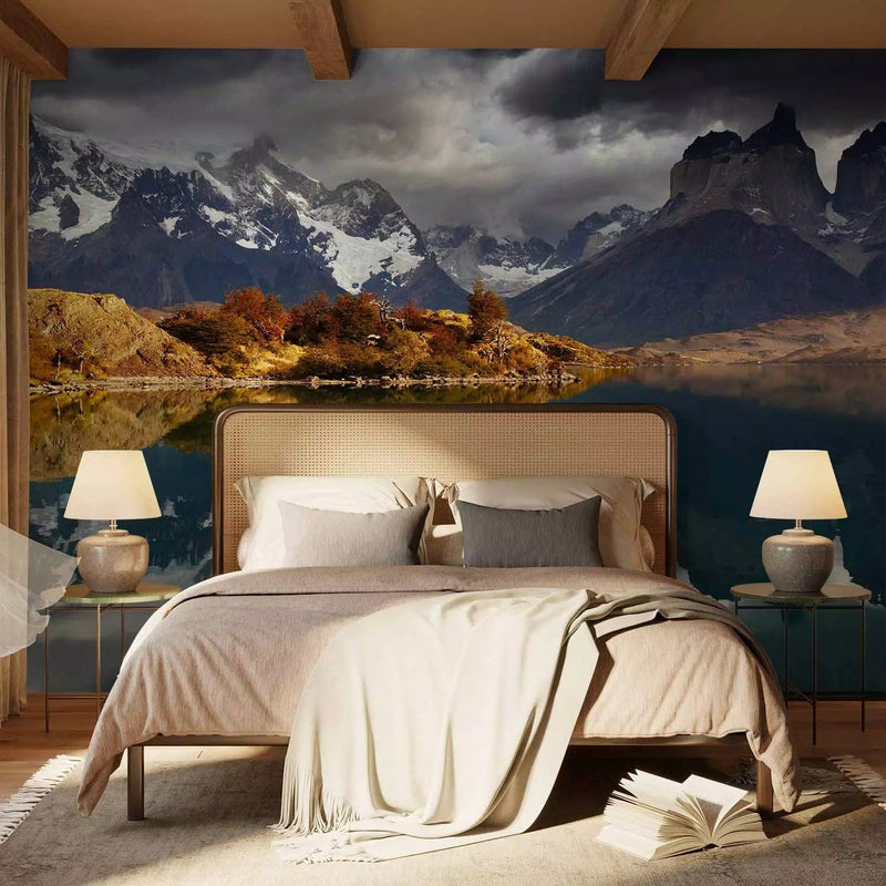 Wall Murals with mountains -G-ART