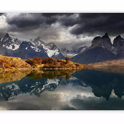 Wall Murals with mountains -G-ART