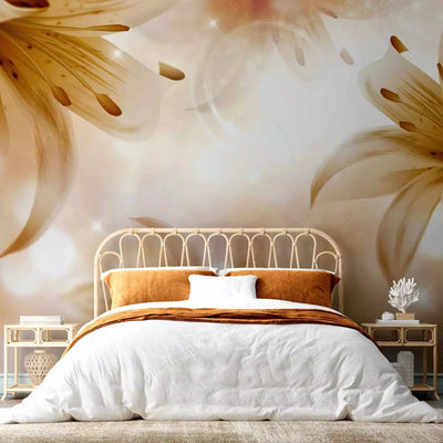 Wall Murals with lilies - Summer Queen - 91183G-ART